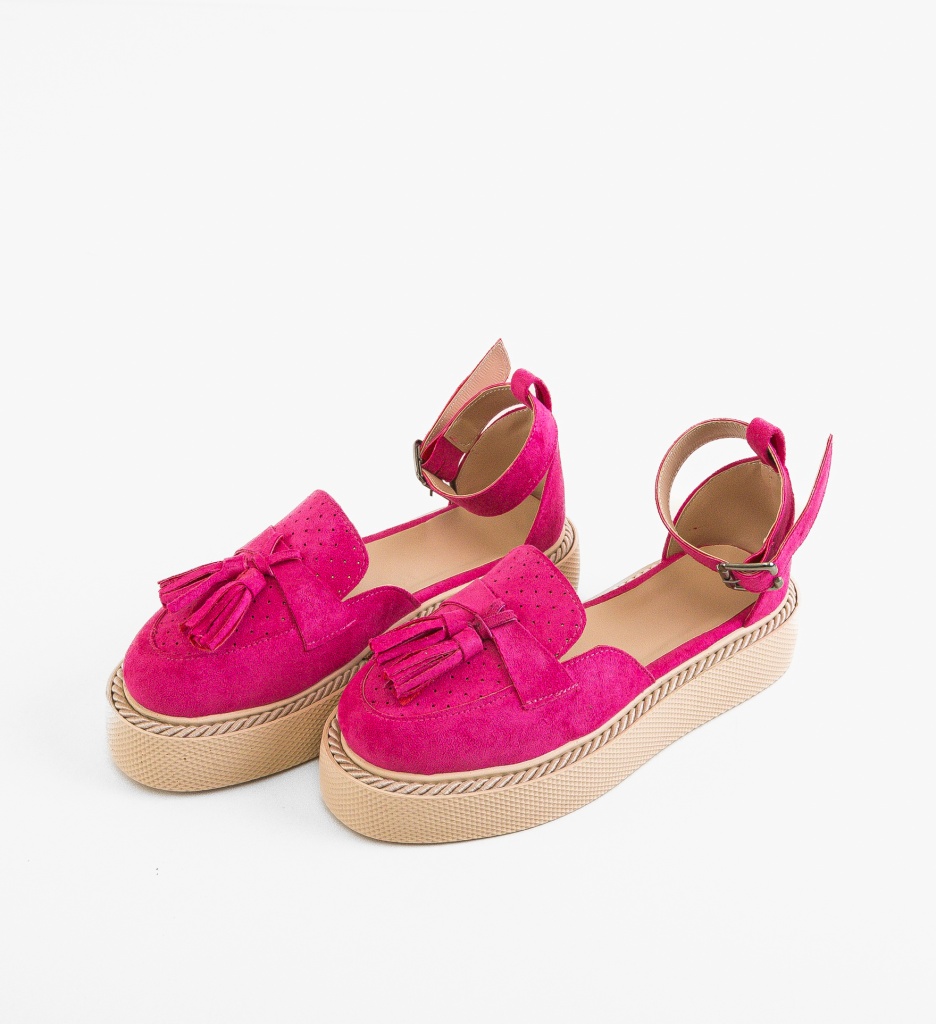 Pantofi Casual Kastor Fuchsia - Confort și Stil - imagine 3
