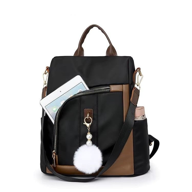 Rucsac Dama Picadili Ophelina Antifurt Negru - imagine 6