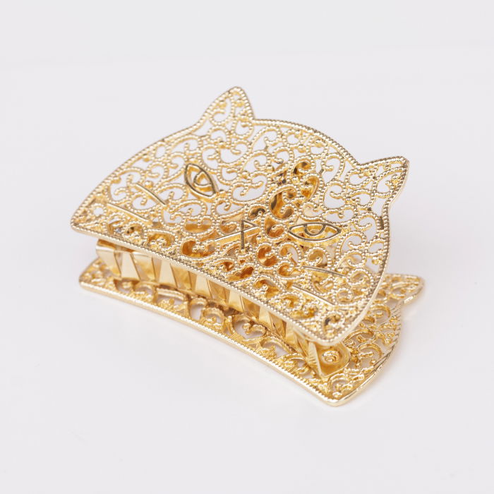 Clamă Pisicuță Aurie Shopika | Prindere Elegantă