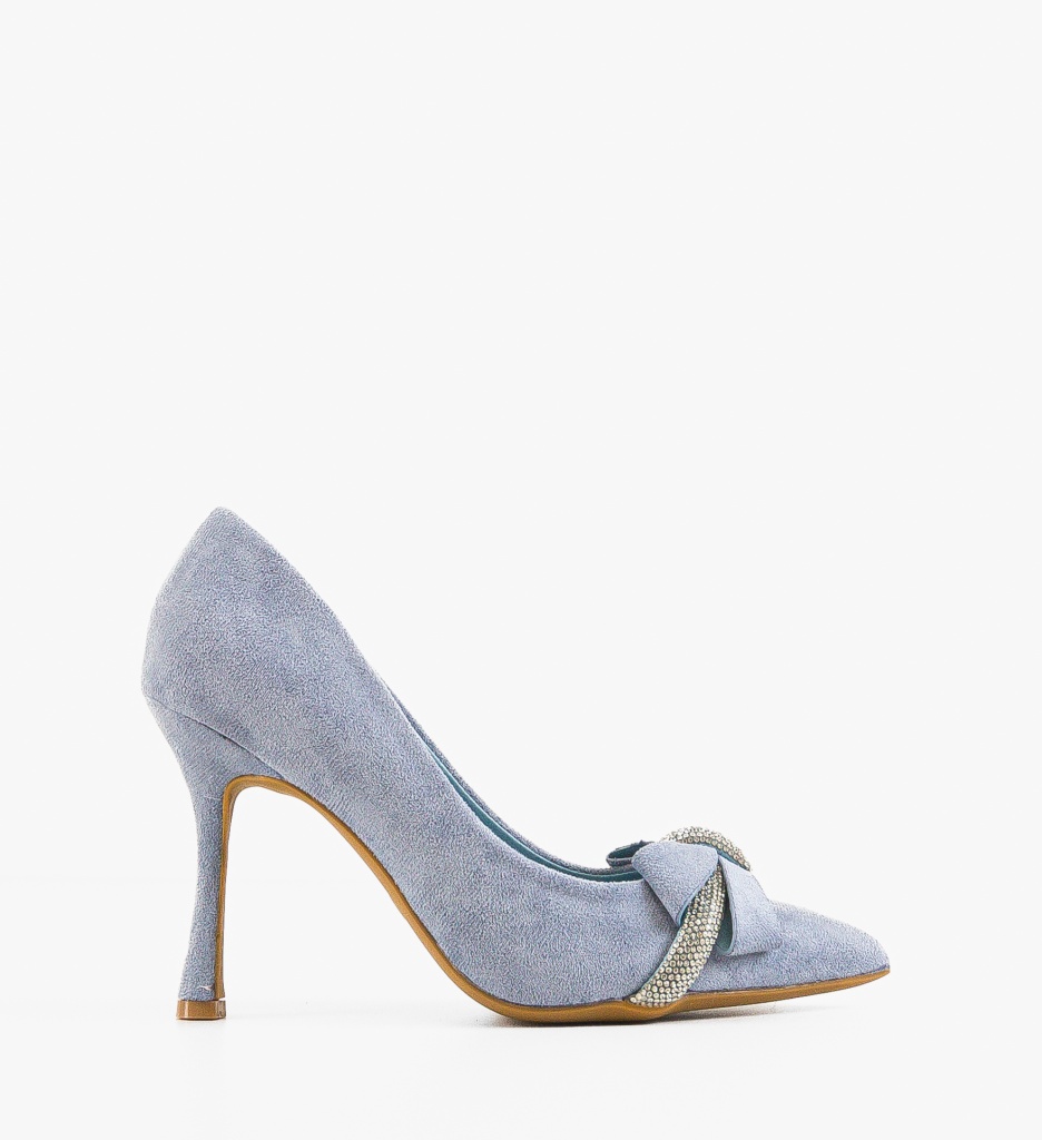 Pantofi Stiletto Subhaa Albaștri - Eleganță și Stil - imagine 5