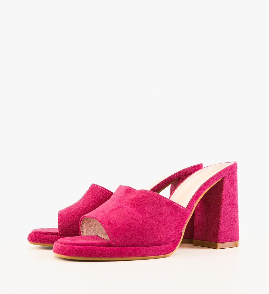 Saboti Dama Jonty Fuchsia - Eleganță și Confort - imagine 4