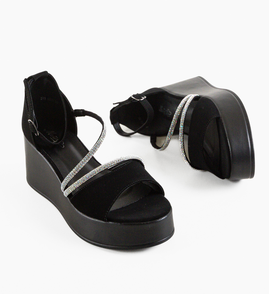 Platforme Jaida Negre - Eleganță și Confort - imagine 7
