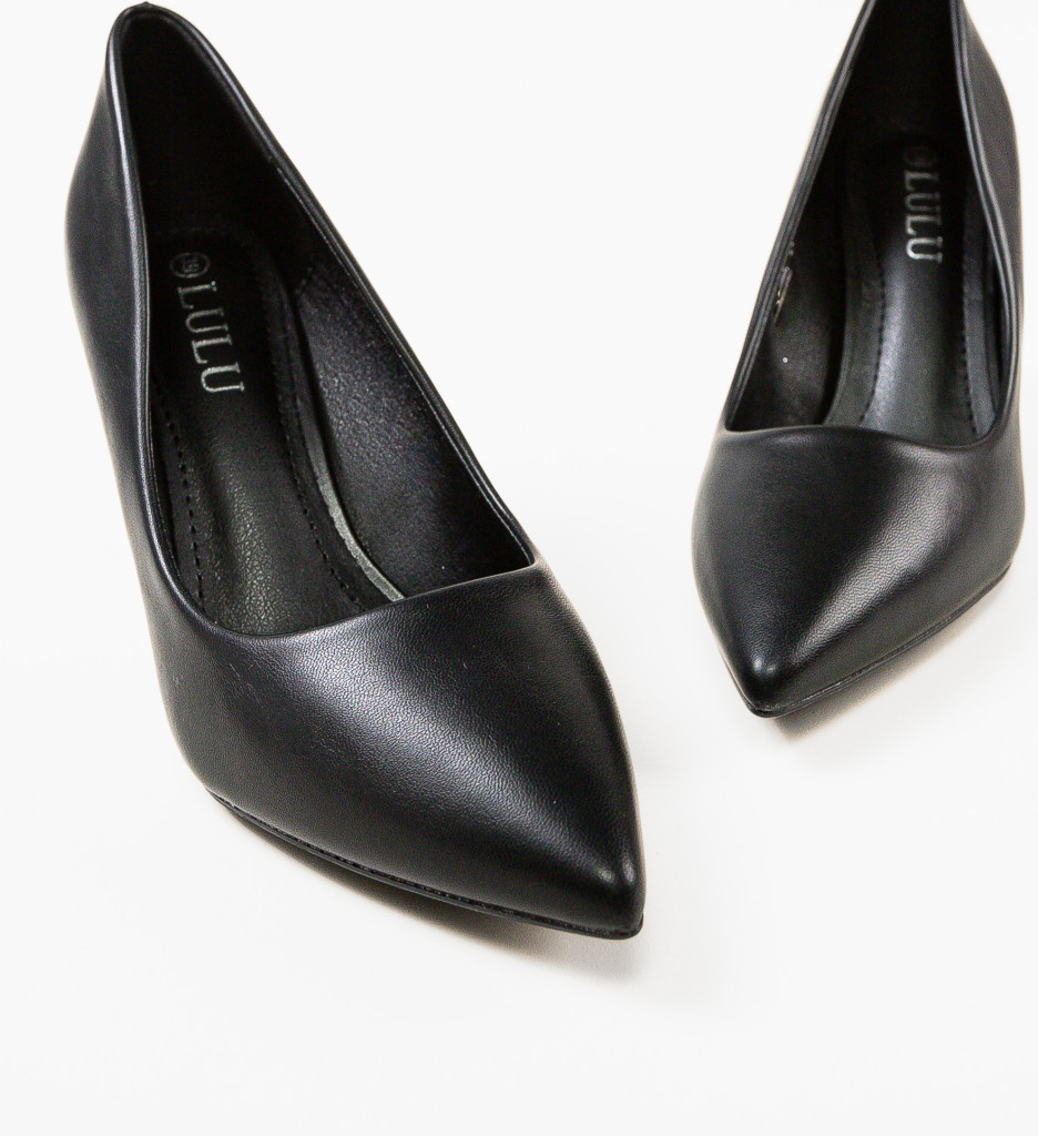 Pantofi Dama Olajyt Negri cu Toc Eleganți - imagine 5