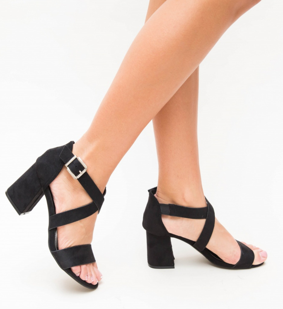 Sandale Subit Negre | Eleganță și Confort - imagine 3