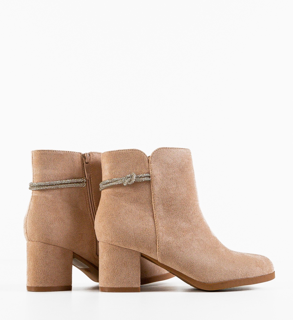 Botine Dama Otto Bej | Eleganță și Stil - imagine 5