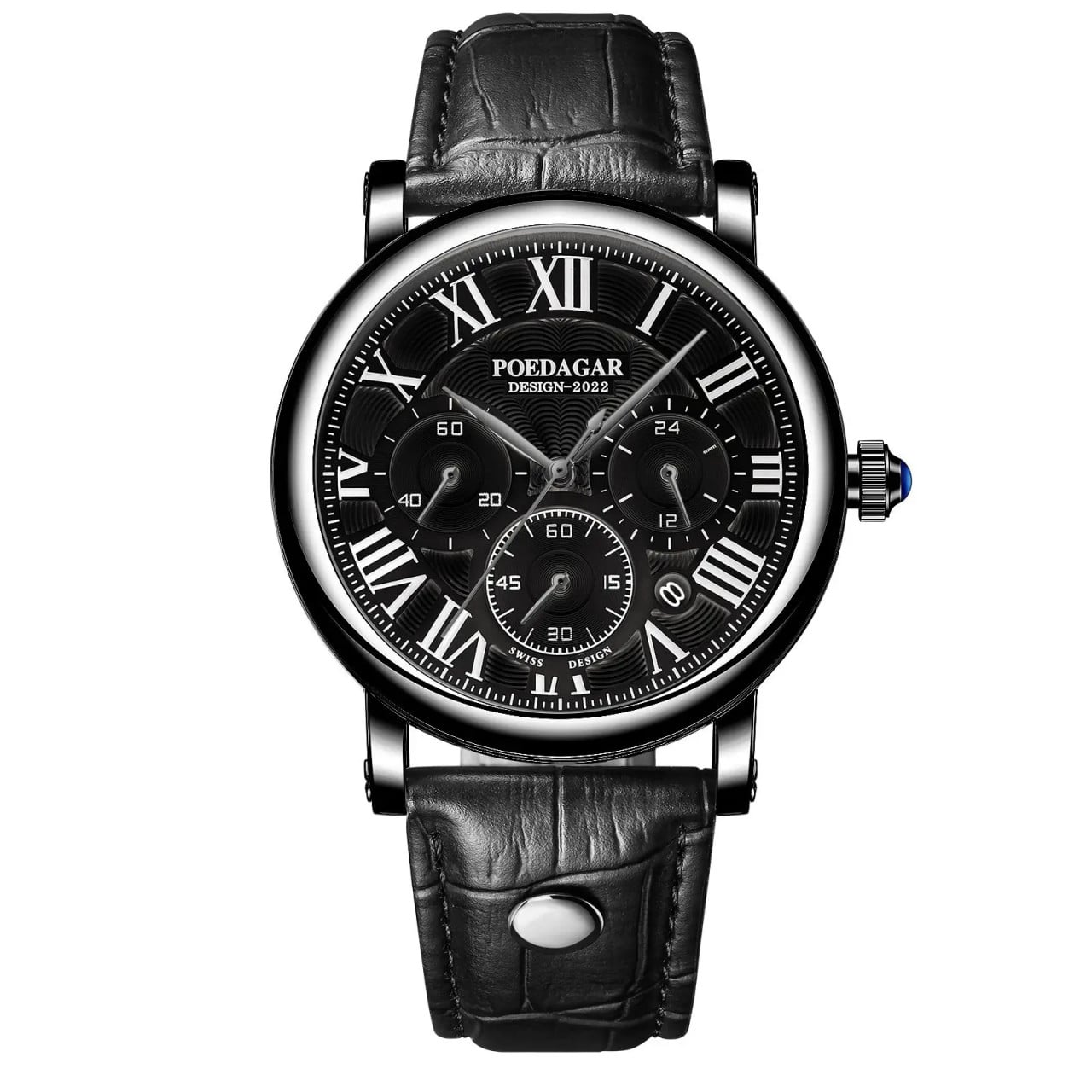 Poedagar CS1473 - Ceas elegant cu curea piele