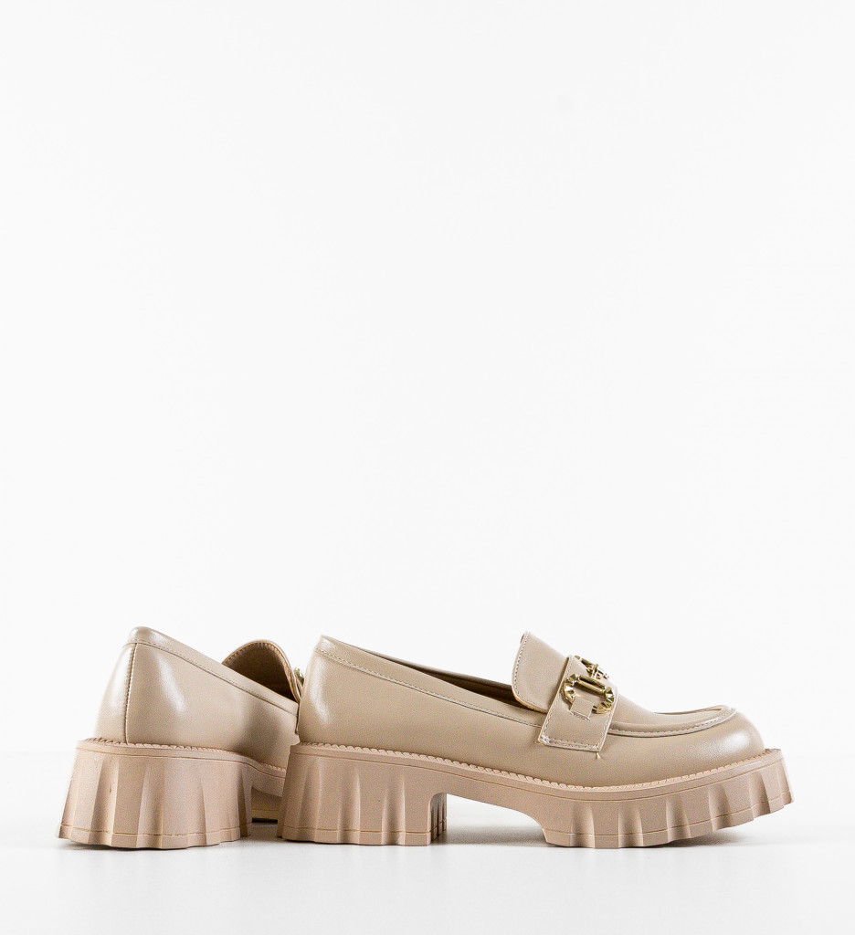 Pantofi Casual Alyena Bej - Confort Zilnic - imagine 6
