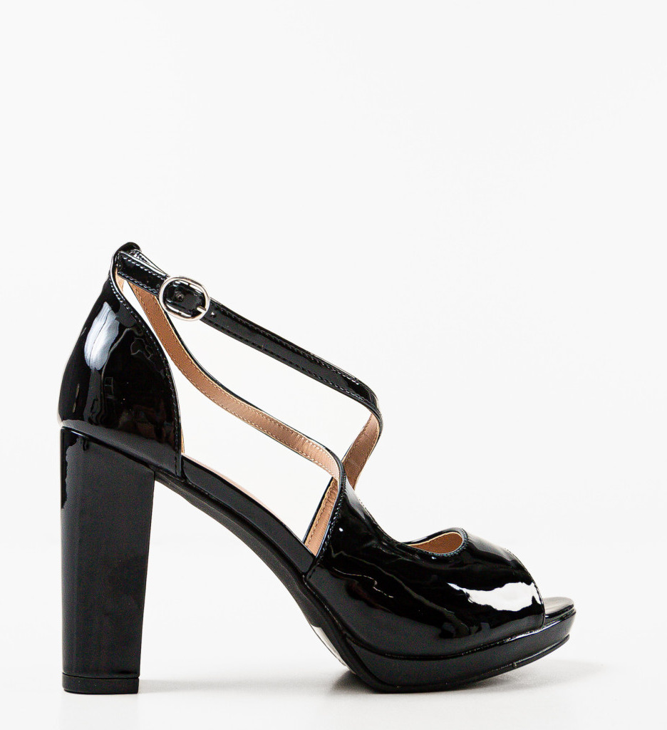 Sandale dama Hunt Negre 2 - Eleganță și Stil - imagine 6