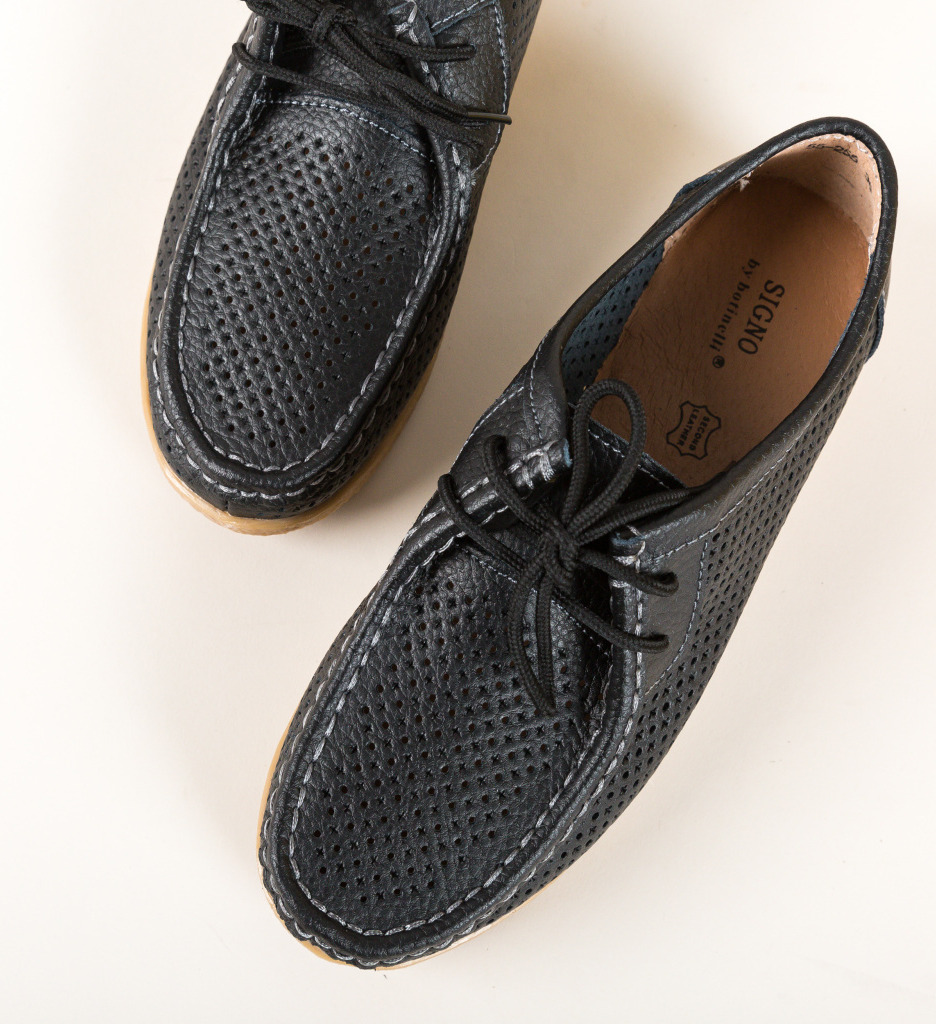 Pantofi Casual Yorker Negri | Eleganță și Confort - imagine 5