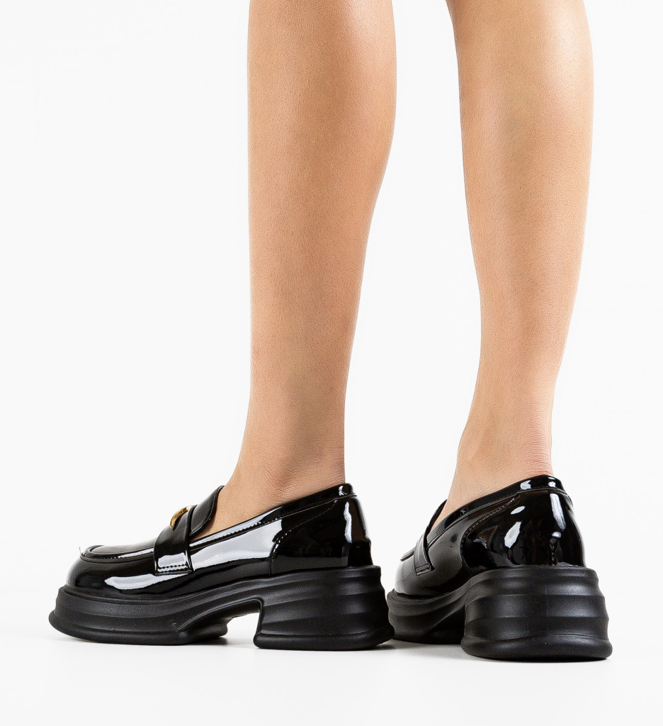 Pantofi Casual Mezony Negri | Confort & Stil - imagine 3
