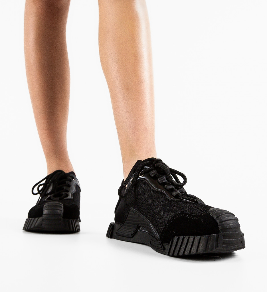 Sneakers Odessa Negri - Confort si Stil Sport - imagine 2