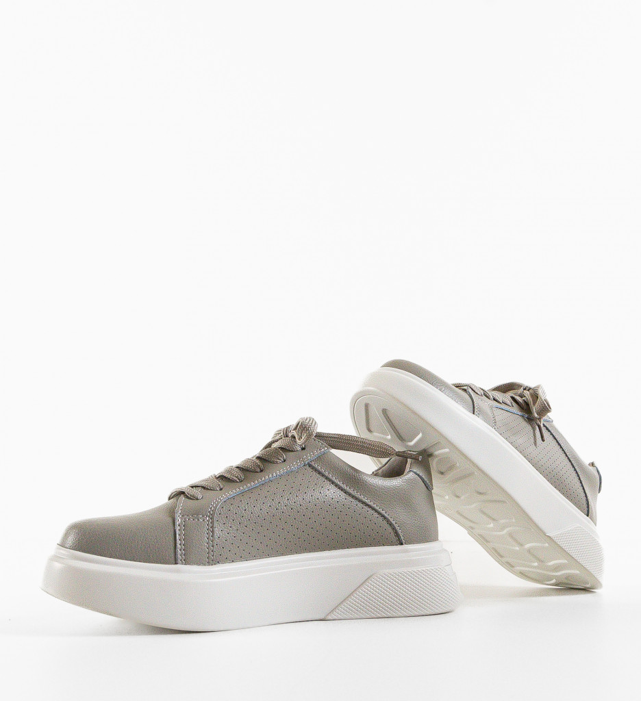 Sneakers Dama Lenox Gri | Confort și Stil - imagine 6