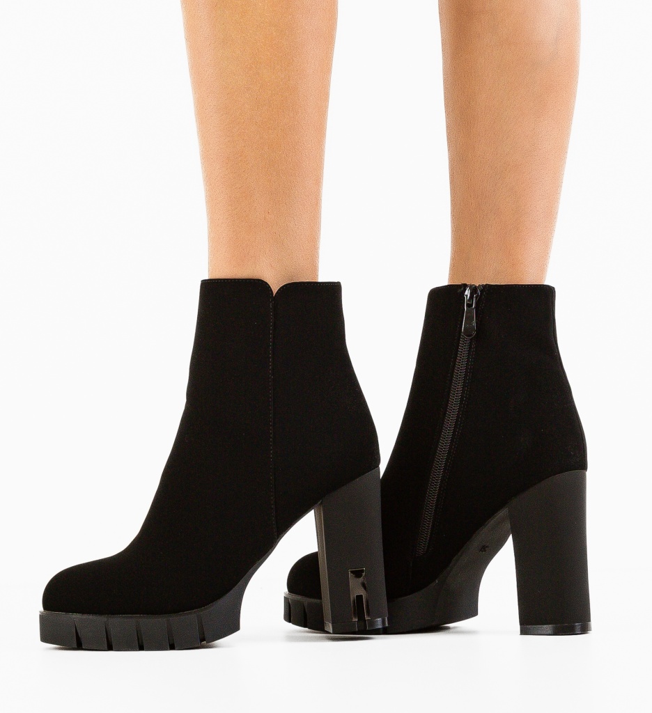 Botine Dama Negre | Eleganță și Confort Zilnic - imagine 3