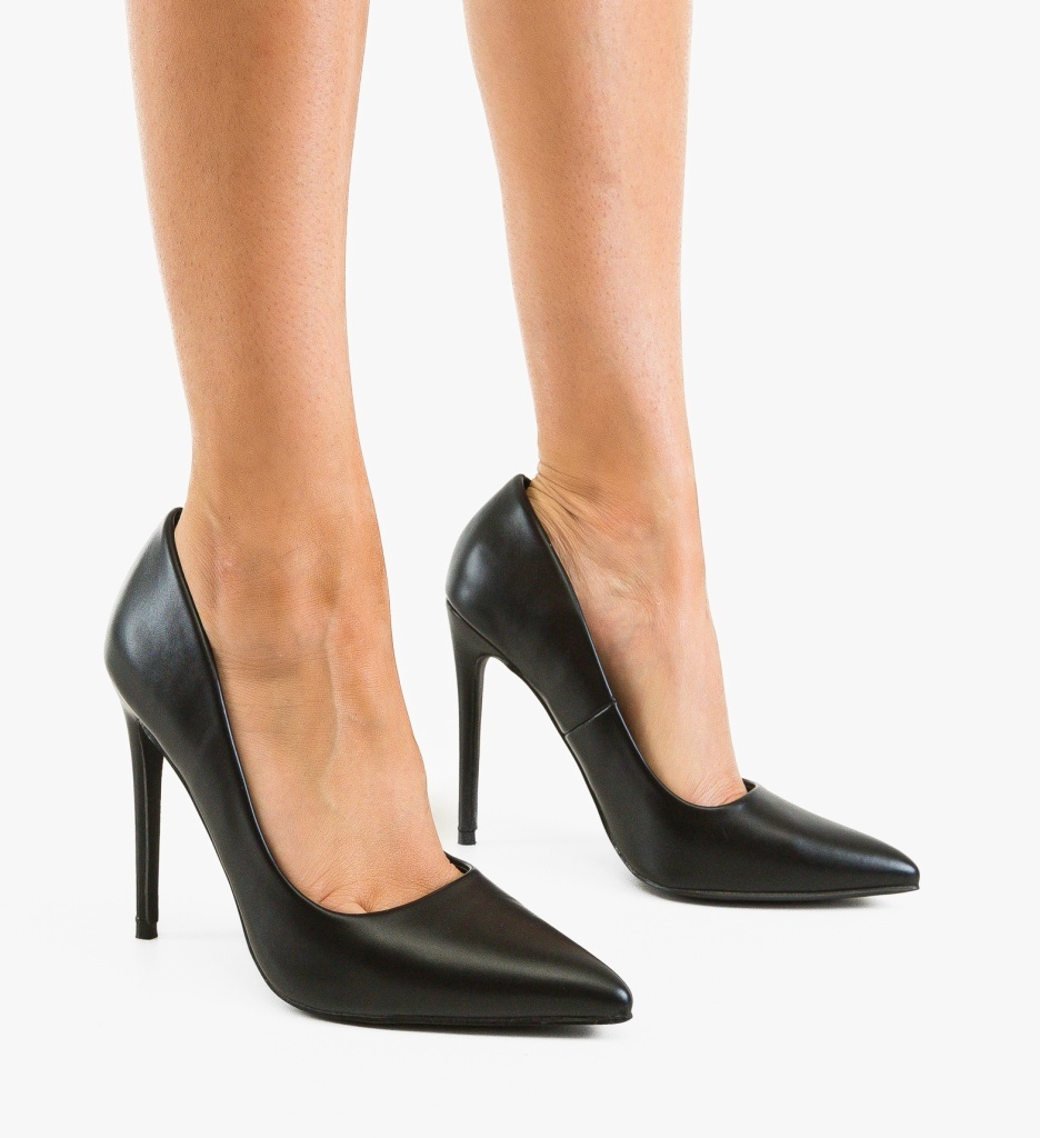 Pantofi cu Toc Lewer Negri | Eleganță la Fiecare Pas - imagine 5