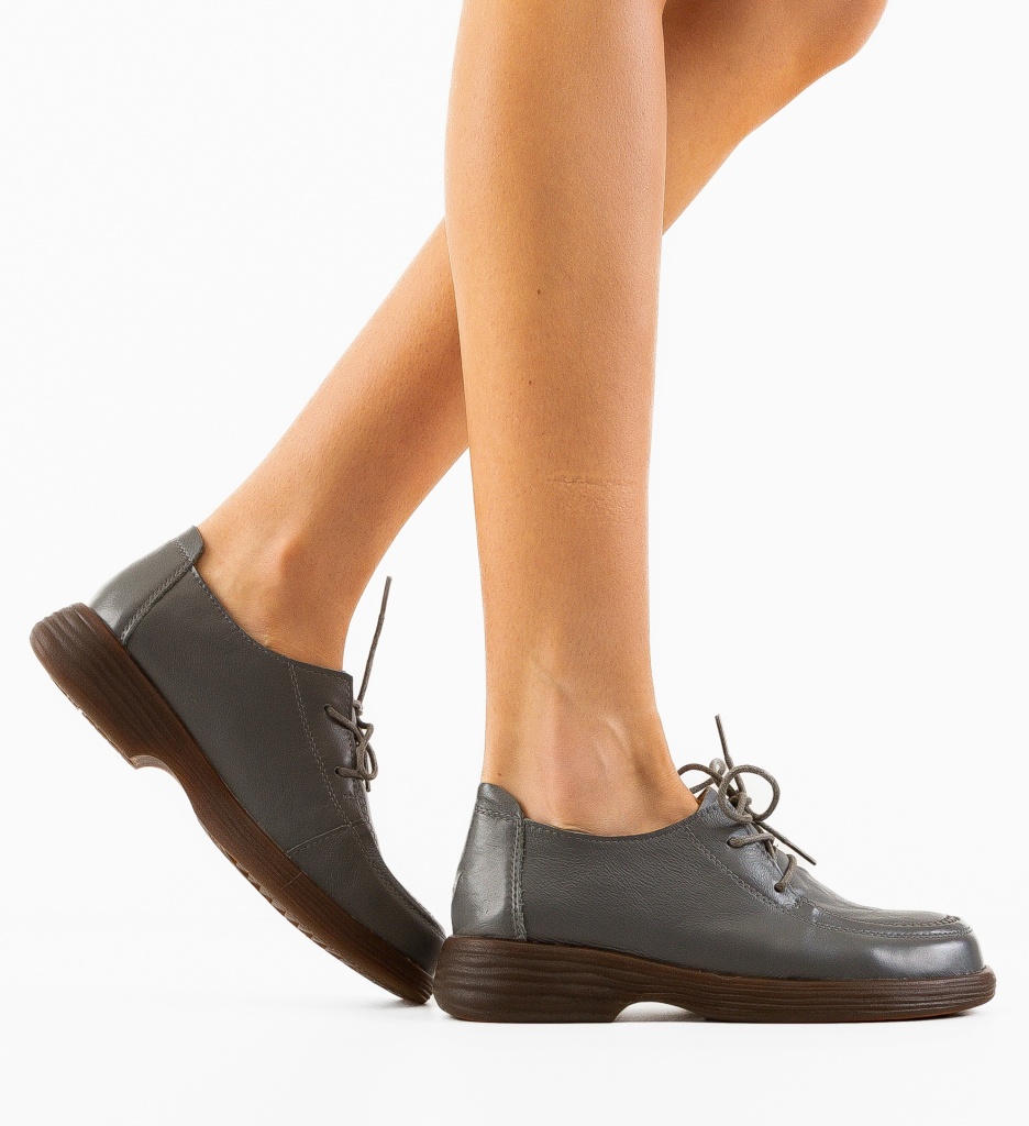 Pantofi Casual Vlobe Gri - Confort și Stil Zilnic - imagine 2