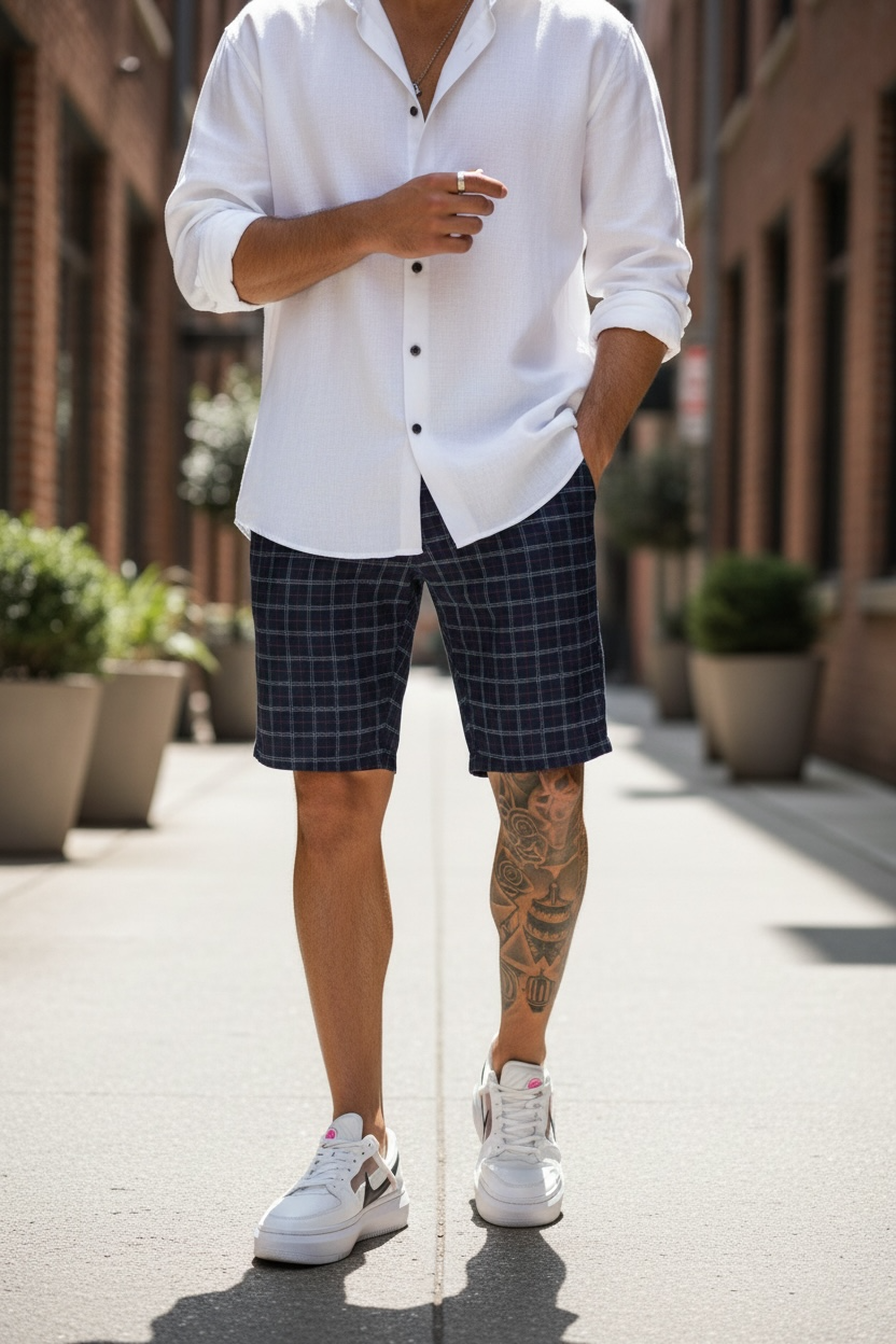 Pantaloni Scurti Casual cu Imprimeu | Confort și Stil - imagine 2