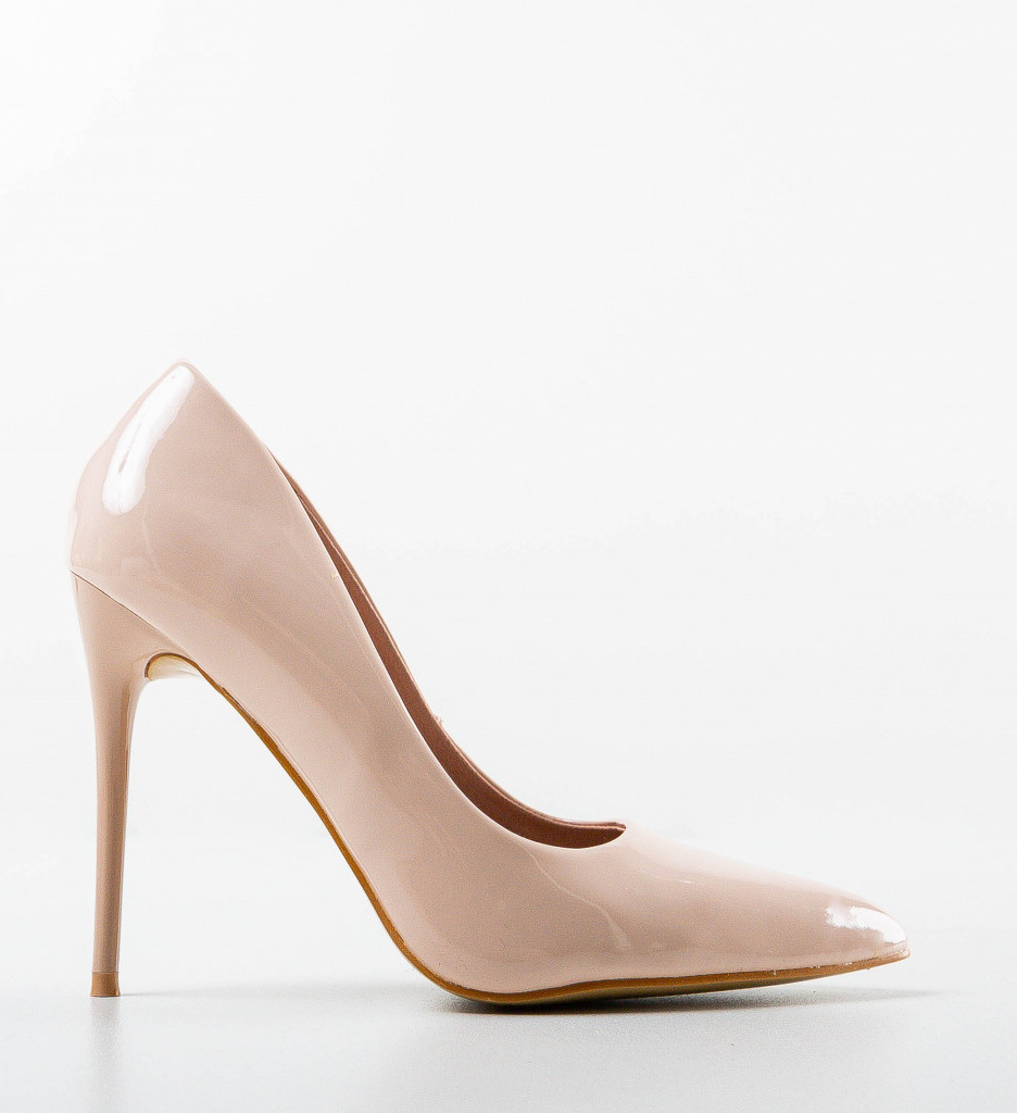 Pantofi Telio Bej cu Toc - Eleganță și Stil - imagine 4
