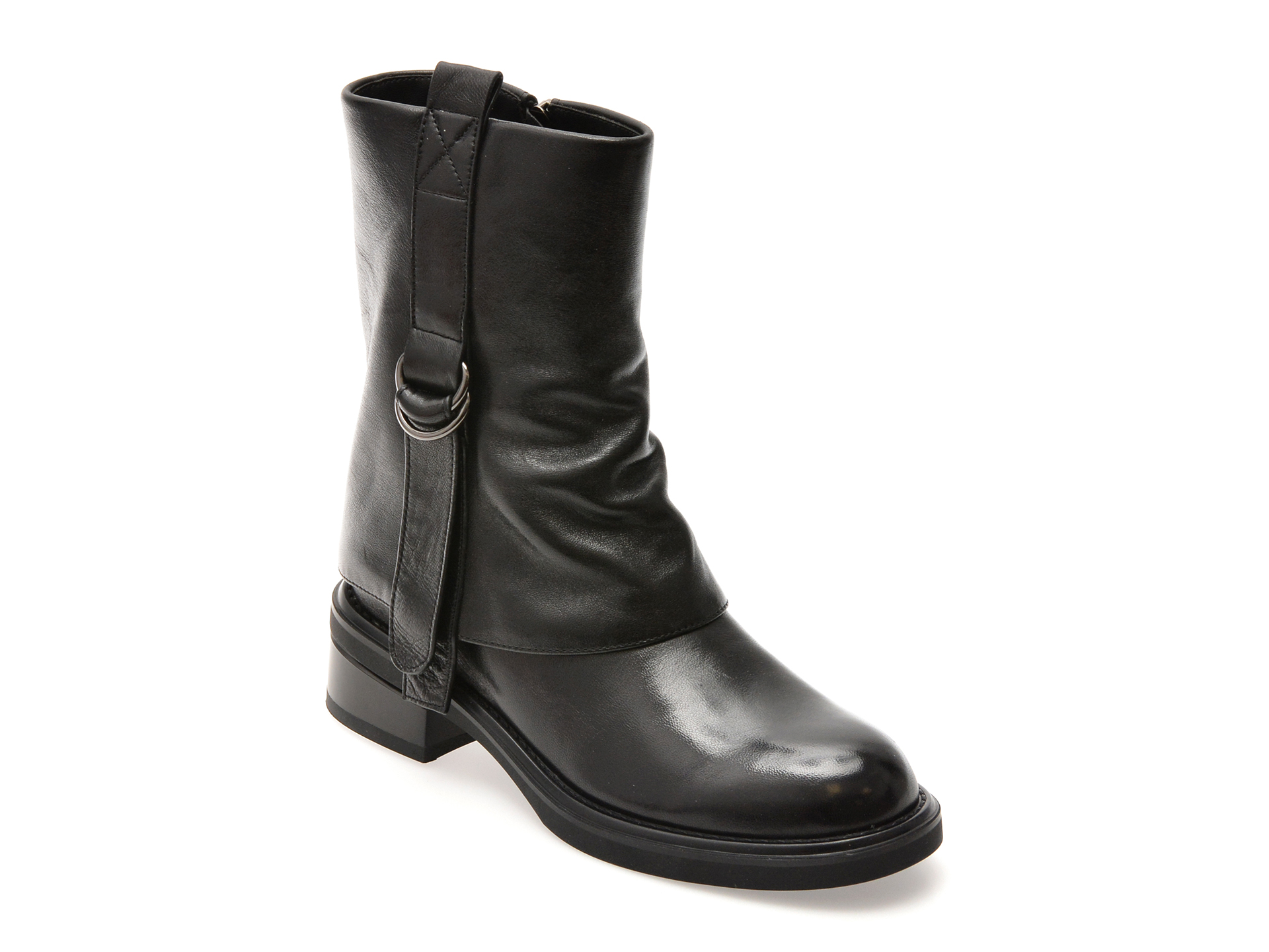 Ghete GRYXX Negre din Piele Naturală - Eleganță și Confort