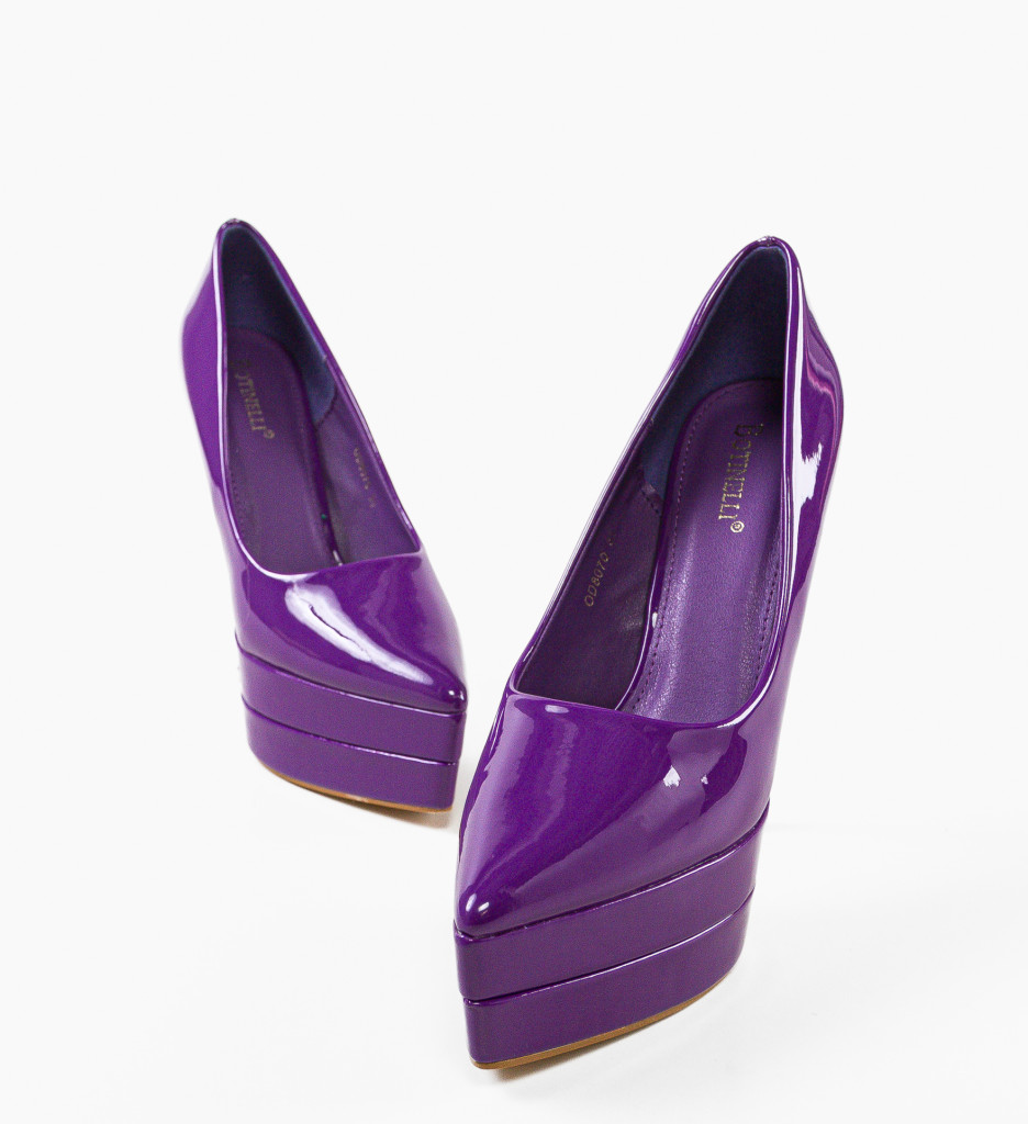 Pantofi Heath Mov | Eleganță și Versatilitate - imagine 6