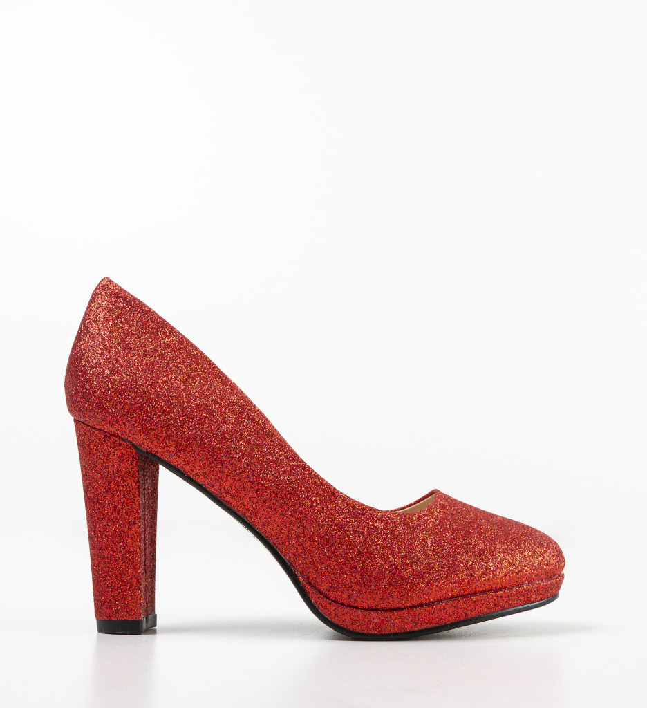 Pantofi Tregaza Rosii cu Toc - Eleganță Asigurată - imagine 4