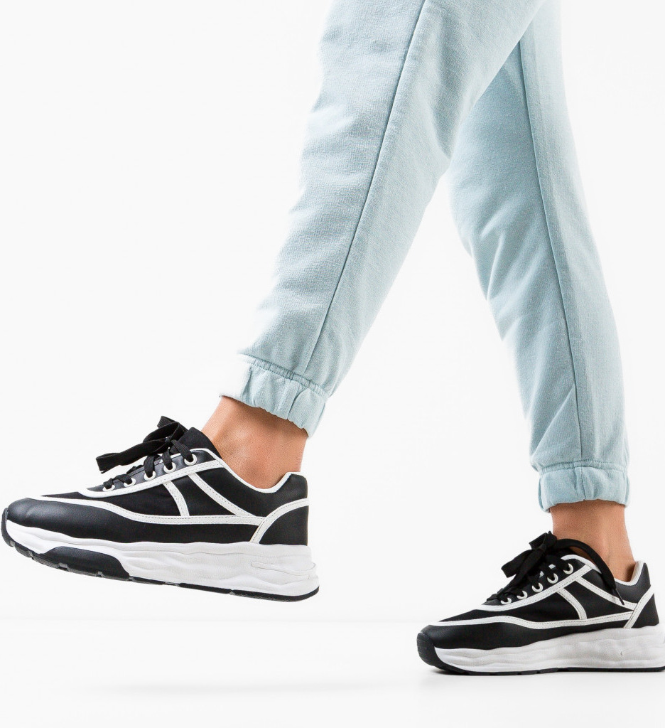 Sneakers Dama Zakaria Negri 2 - Confort si Stil - imagine 3