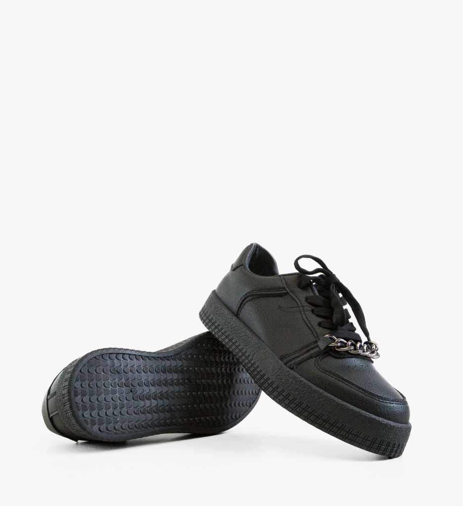Sneakers Dama Myrga Negri | Confort și Stil Urban - imagine 5