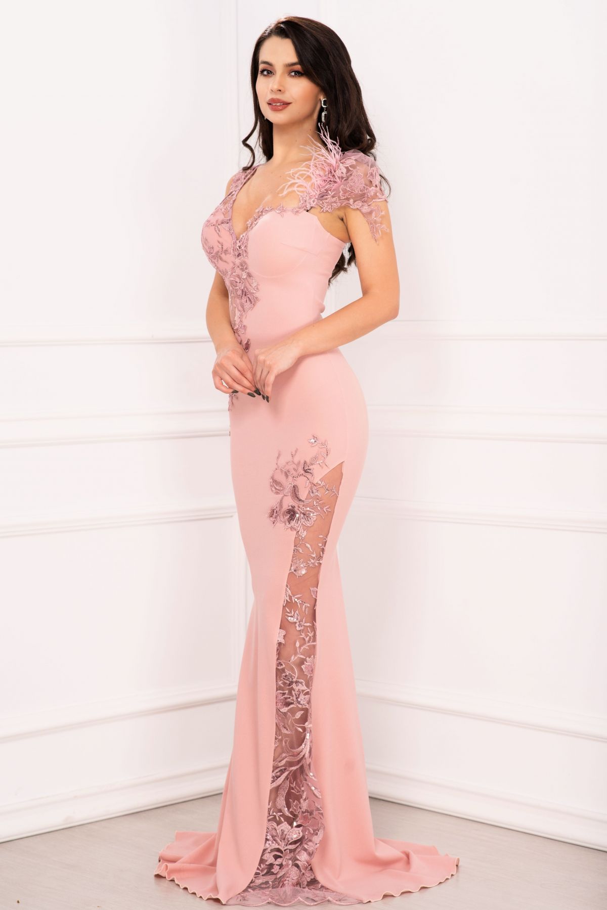 Rochie Sirena Chanttal Brodata | Colecție Lux