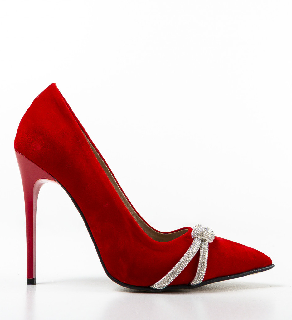 Pantofi Casette Rosii Eleganți și Confortabili - imagine 4