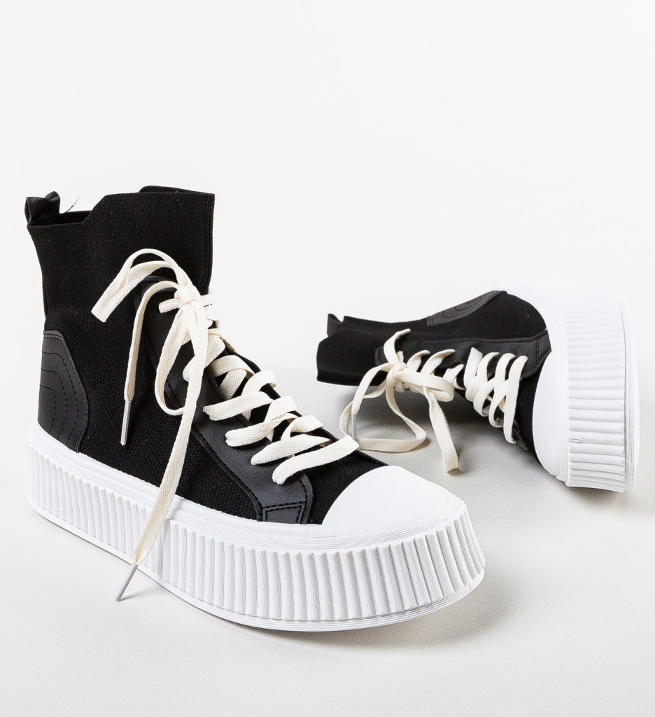 Pantofi Sport Dama Dork Negri | Confort Maxim - imagine 5