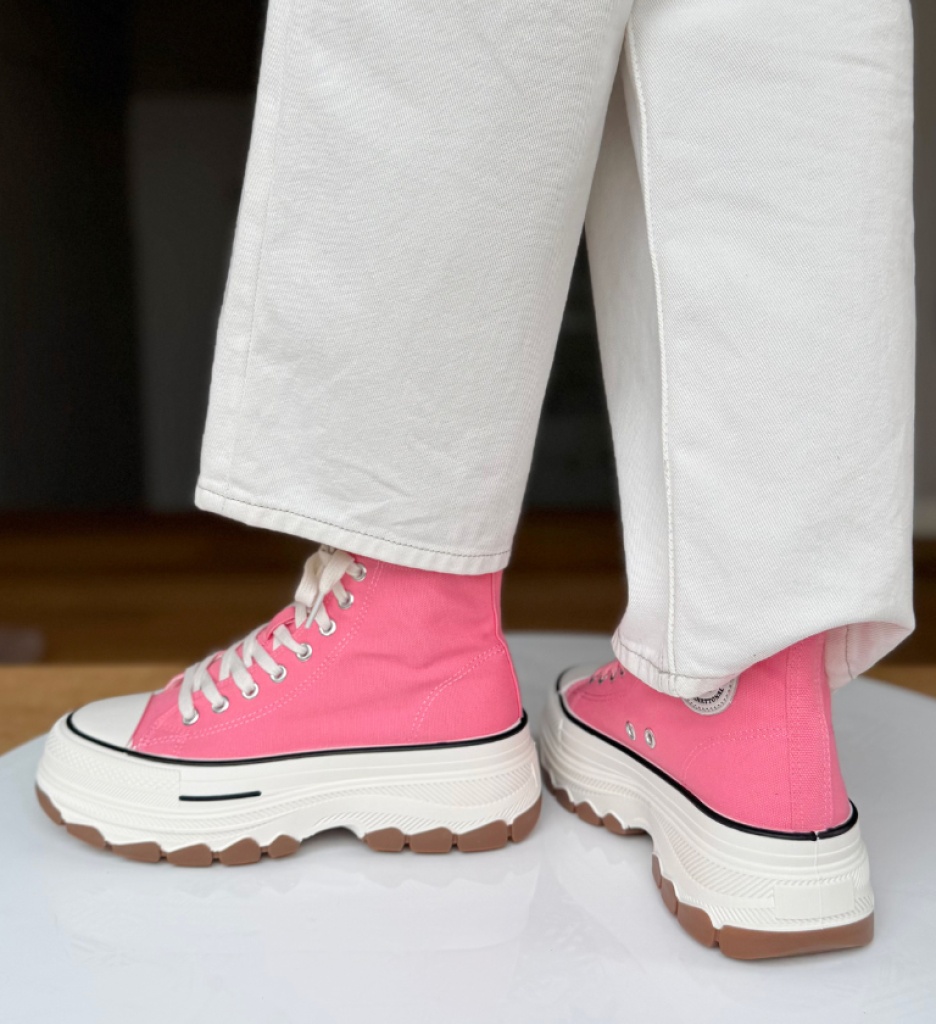 Sneakers Dama Puss Roz - Confort si Stil Sportiv - imagine 4