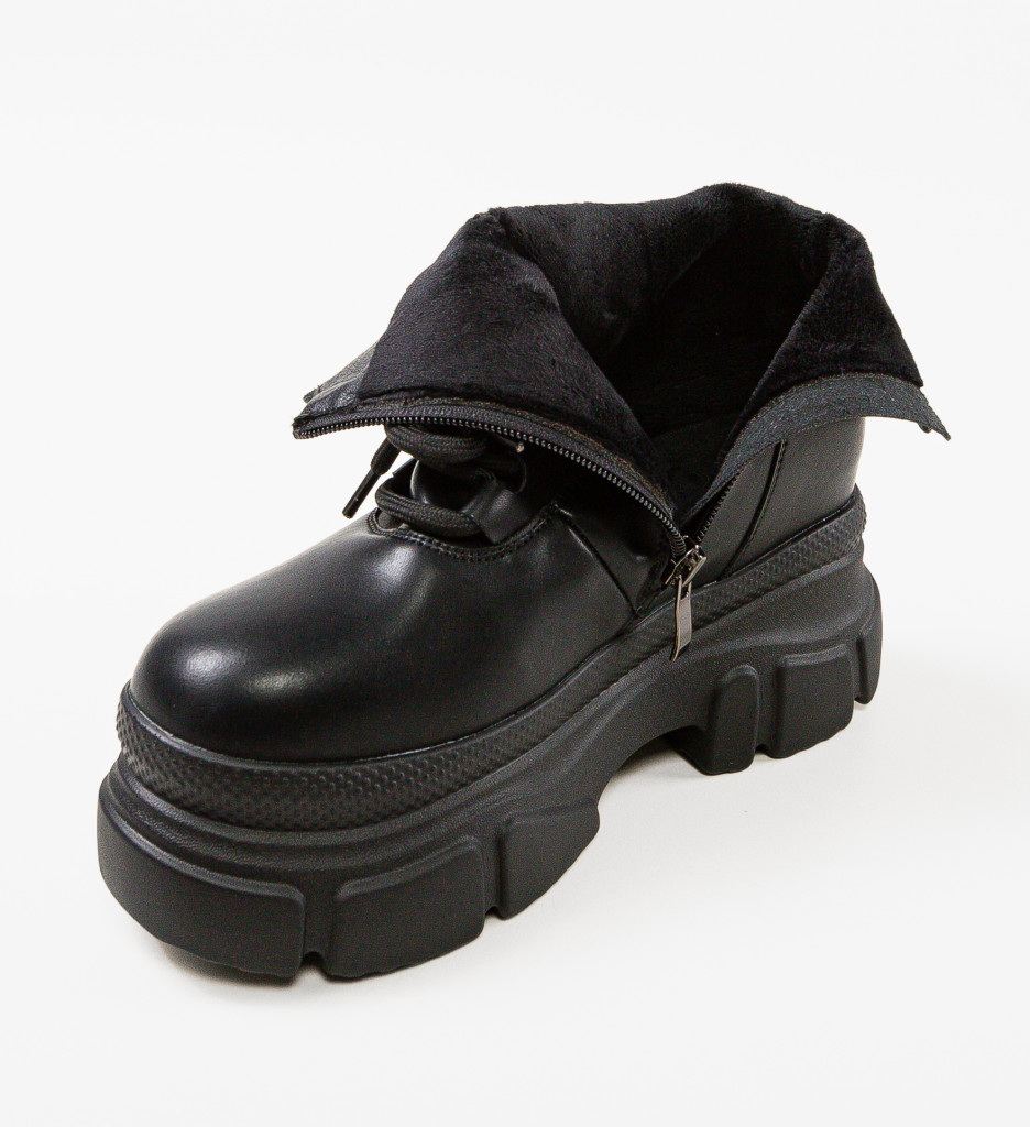 Ghete Dama Lorna Negre - Eleganță și Confort - imagine 6