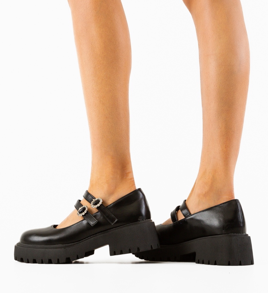 Pantofi Casual Snokers Negri 3 - Confort și Stil - imagine 3