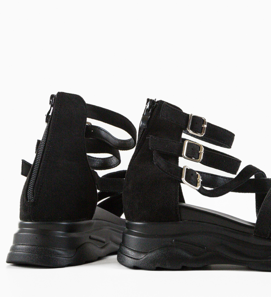 Sandale Dama Almere Negre | Eleganță și Confort - imagine 6