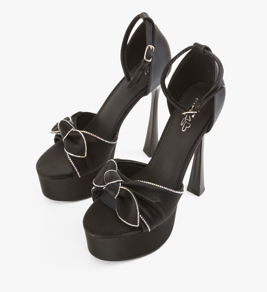 Sandale cu toc Lavra Negre - Eleganță și Stil - imagine 5