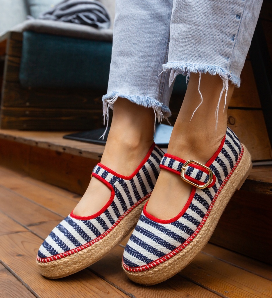 Espadrile Dama Gamny Albastri | Confort Casual - imagine 2