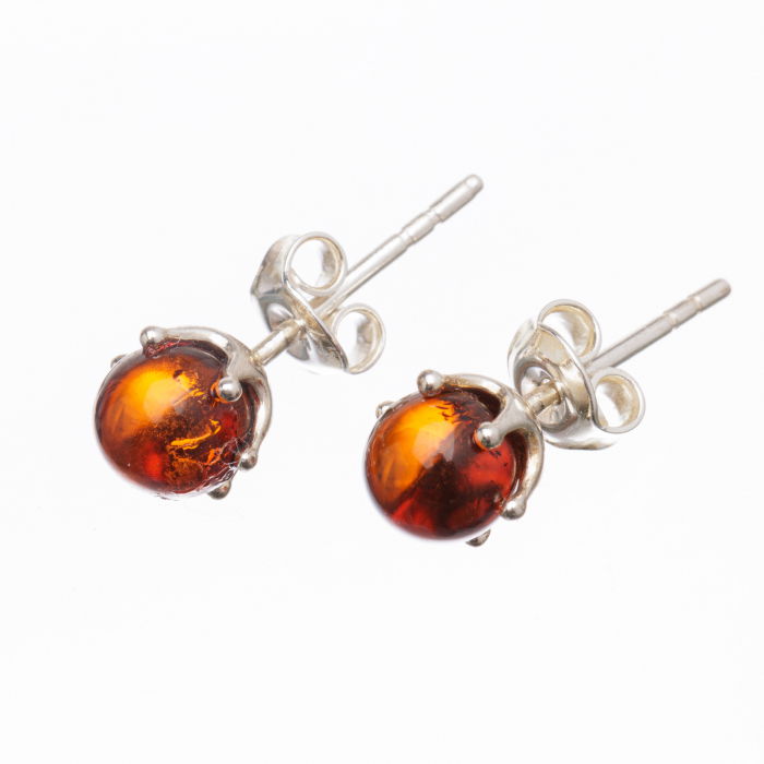 Cercei Argint cu Chihlimbar Natural | Shopika