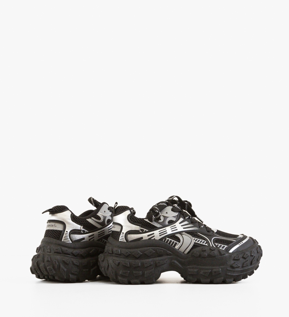 Sneakers Dama Zan Negri | Confort și Stil Urban - imagine 4