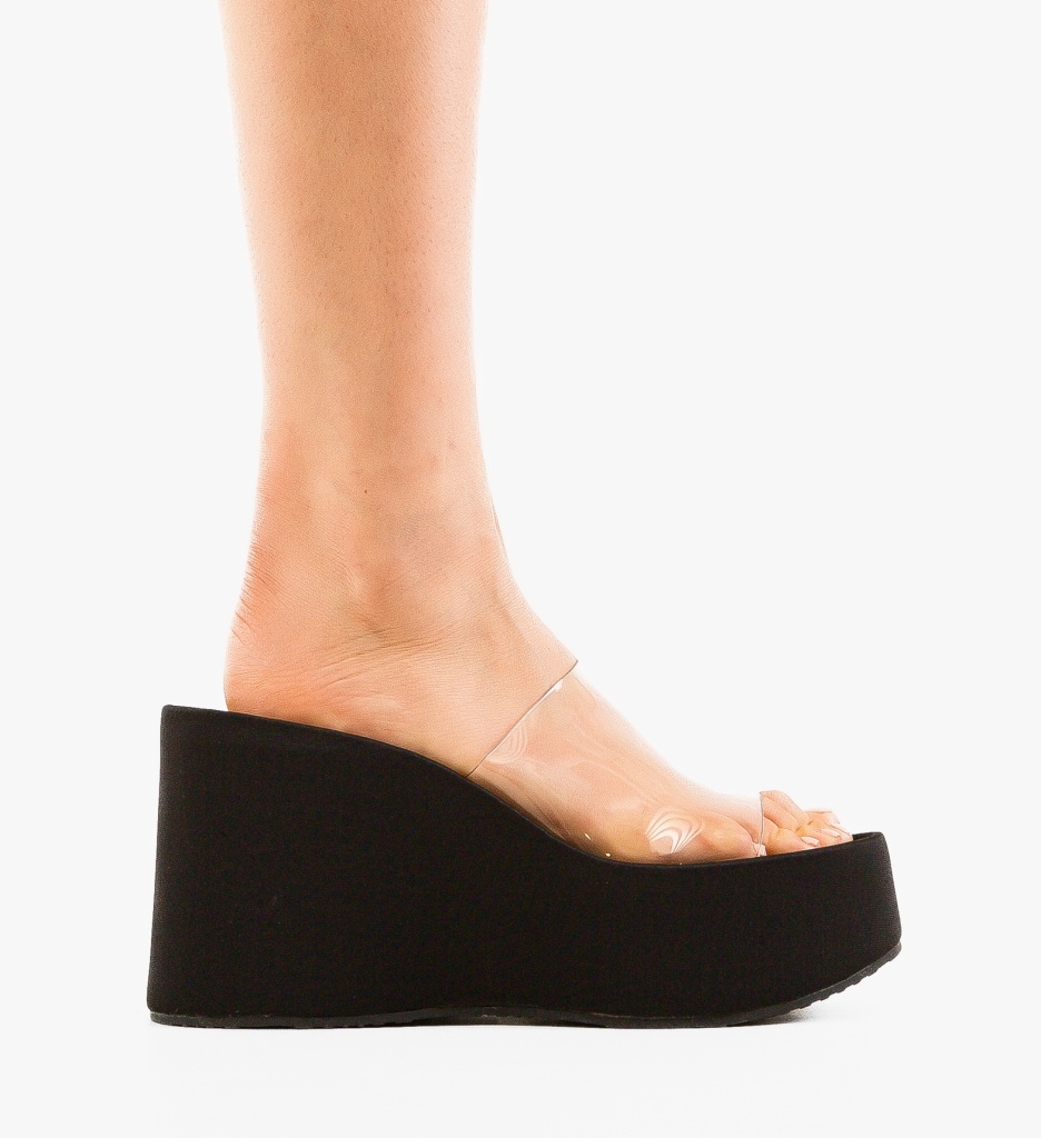 Sandale Dama Yuzic Negre Elegante - imagine 6