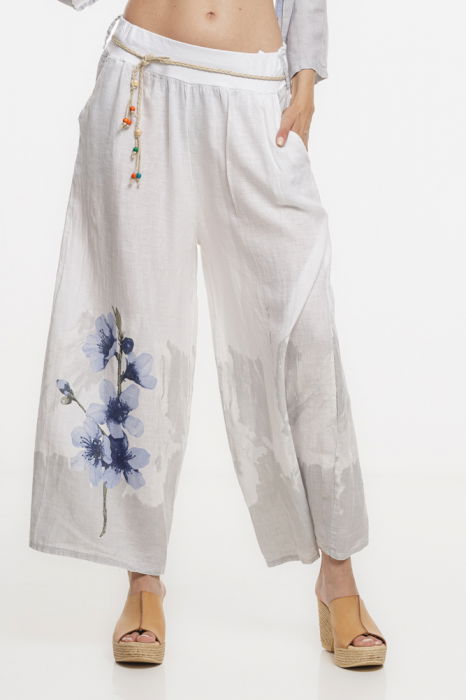 Pantaloni In Floral Shopika | Eleganță Vară