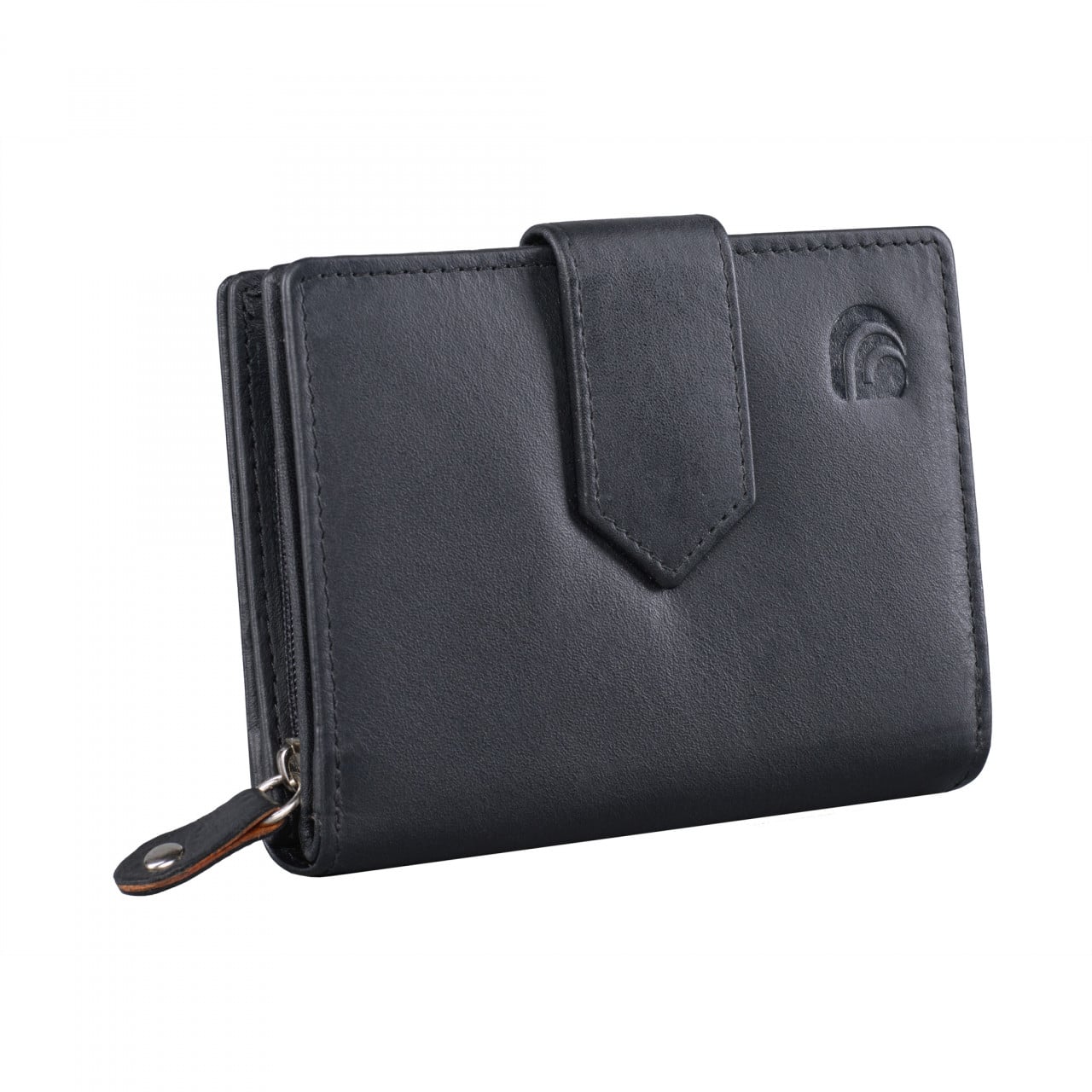 Portofel Delis Melusine PT1222 Piele Naturală Negru - imagine 2