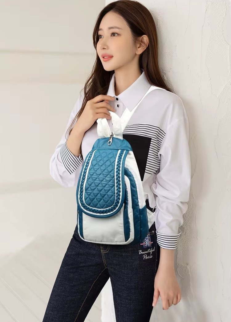 Rucsac Dama Picadili Rilena, Piele Ecologica - imagine 2