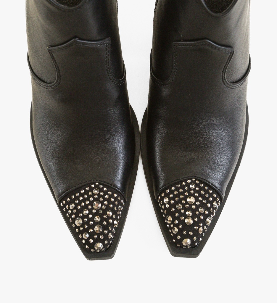 Botine Dama Siobha Negre - Eleganță și Confort - imagine 2