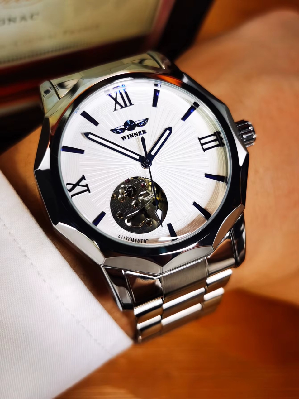 Ceas Barbatesc Winner Automatic CS1729 - imagine 3