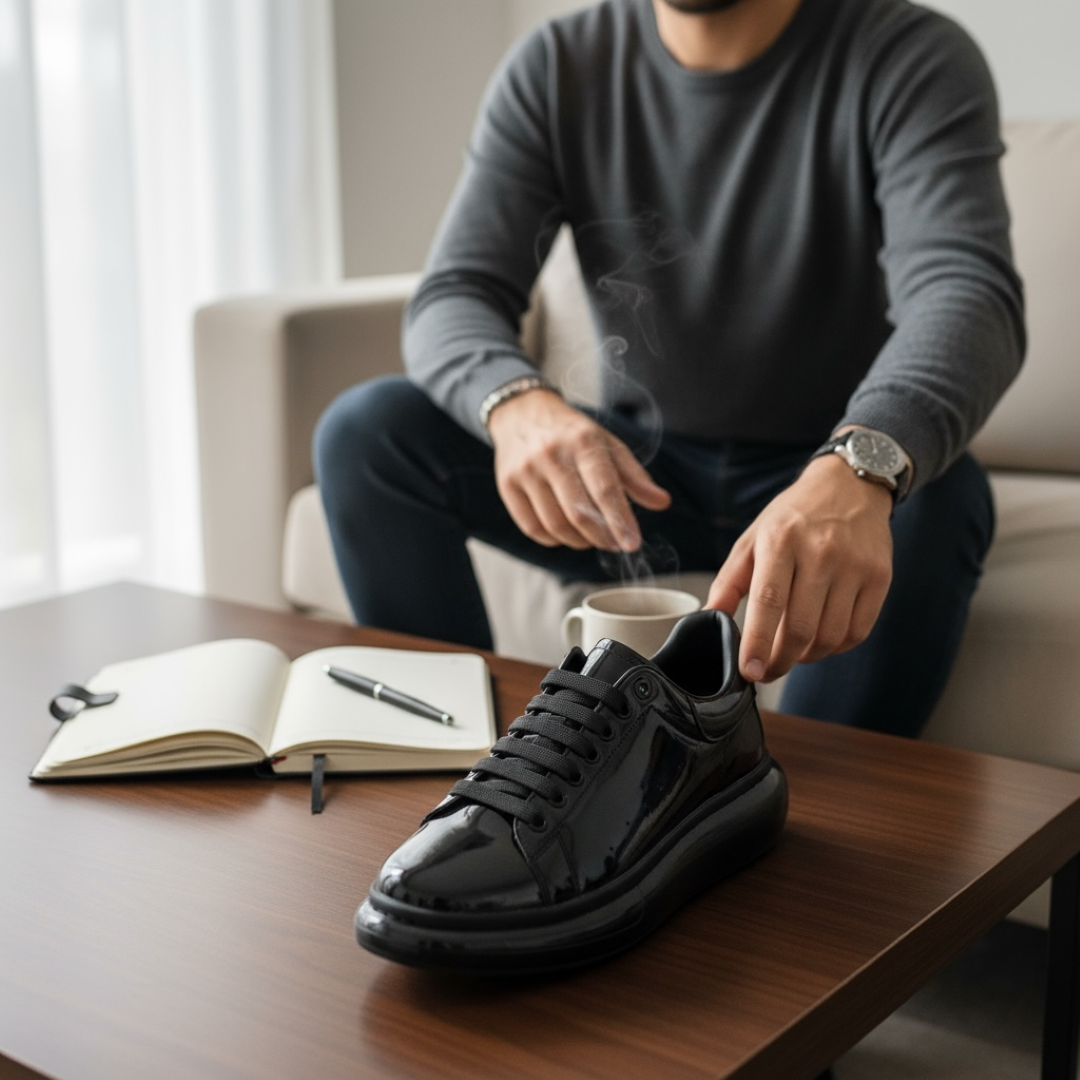 Adidasi Casual Barbati Negri - Confort Maxim