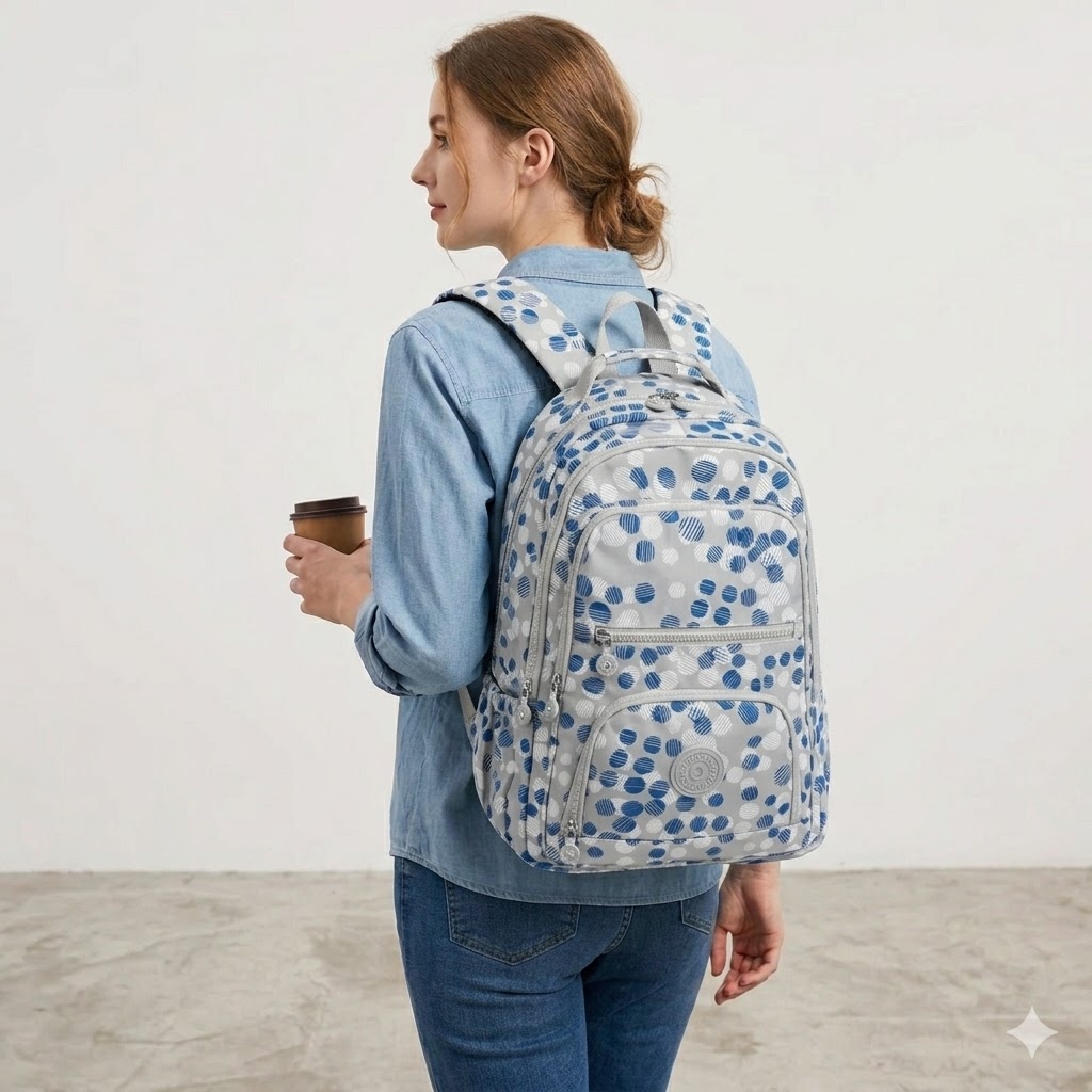 Rucsac Picadili Isoldeia GT3666 Gri Impermeabil - imagine 4