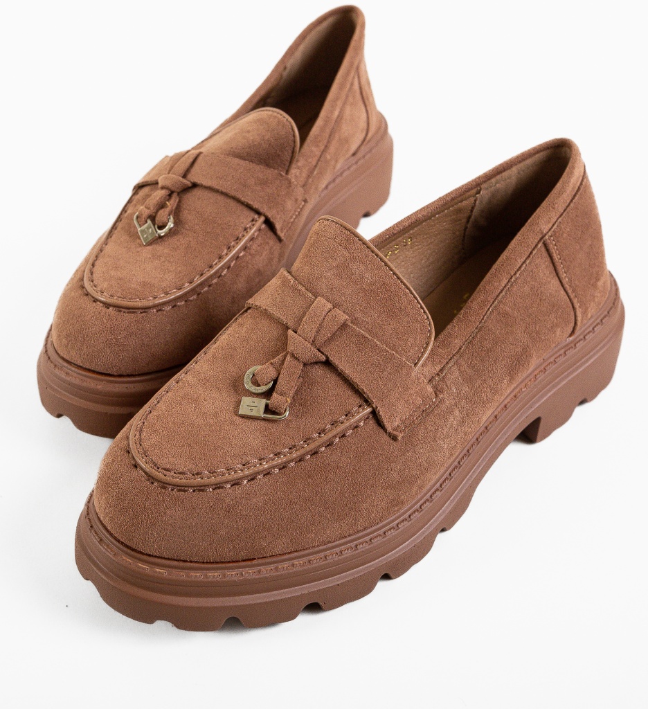 Pantofi Casual Dama Valya Camel - Confort și Stil - imagine 7