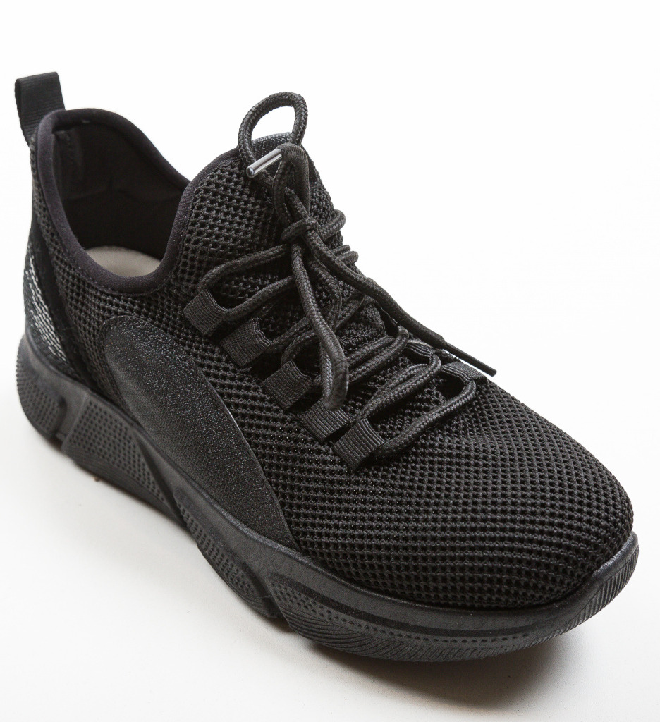 Recrada Pantofi Sport Negri - Confort Zilnic - imagine 8