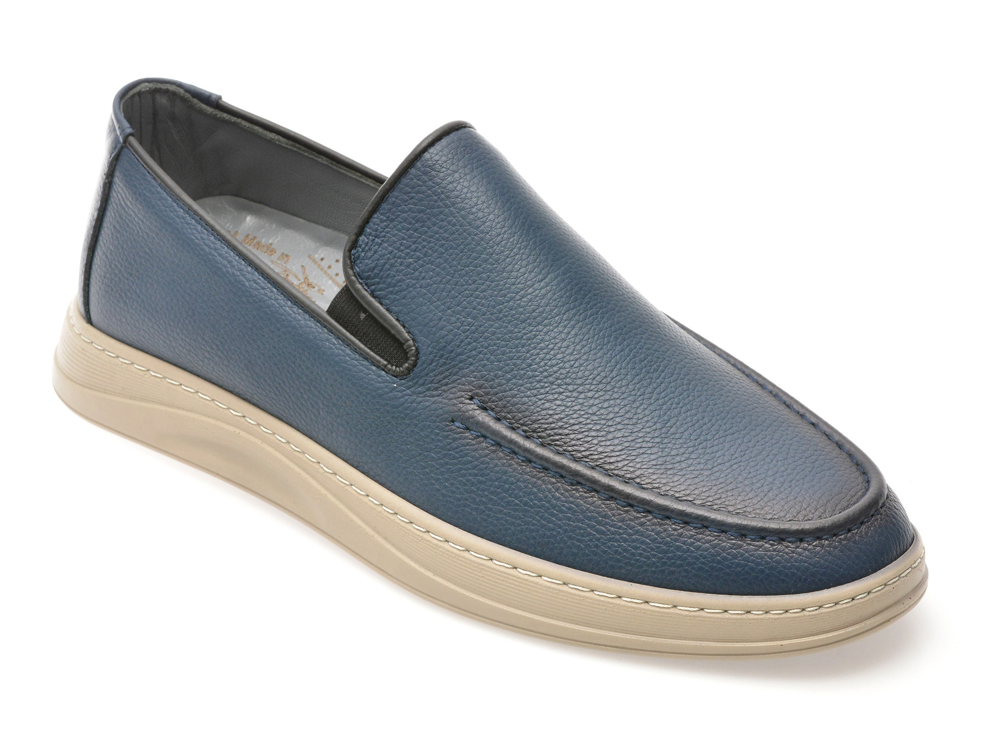 Mocasini Bite the Bullet bleumarin din piele