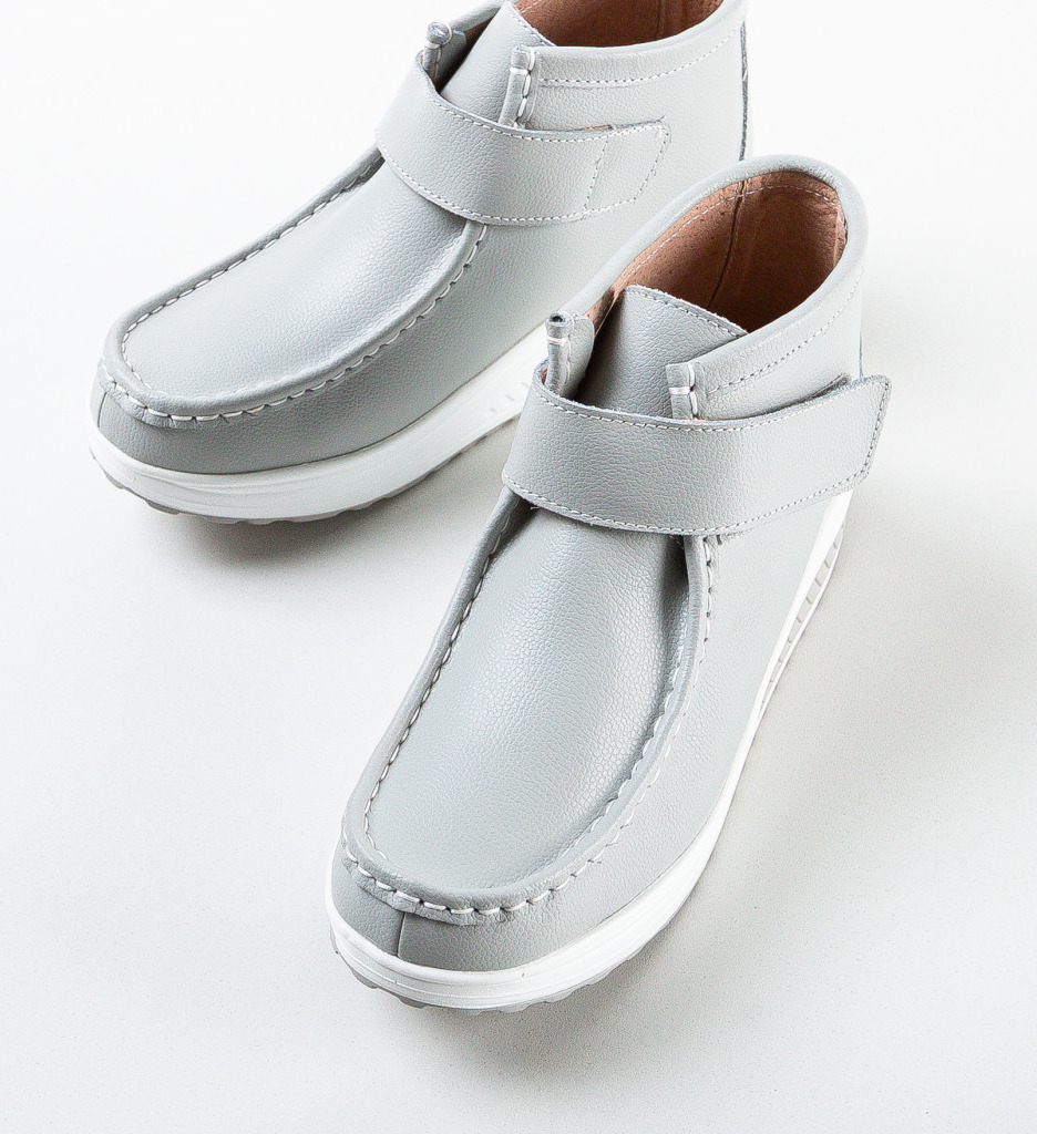 Pantofi Casual Misha Gri - Confort și Stil - imagine 5