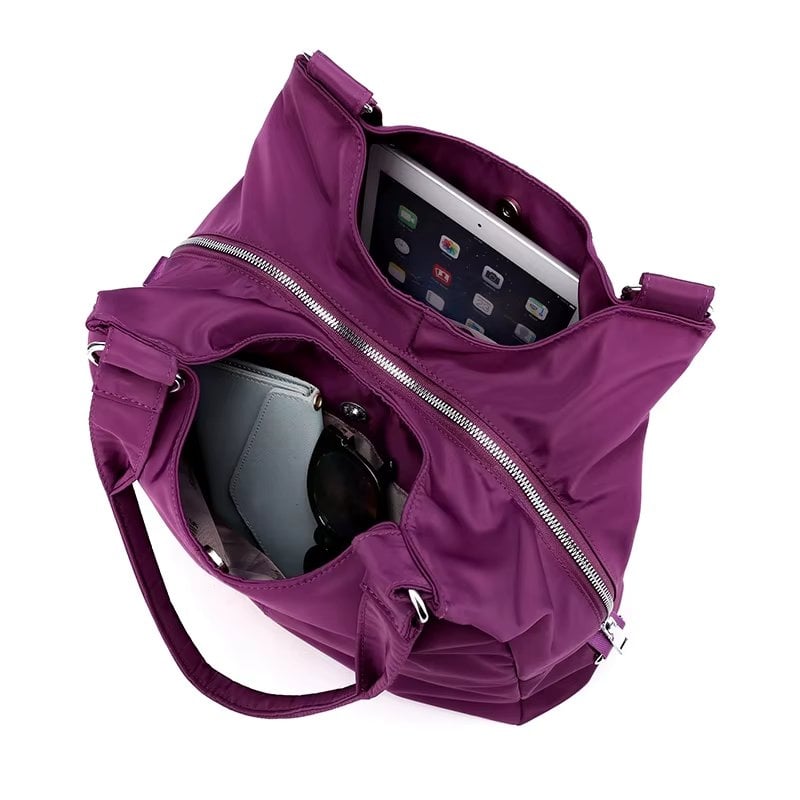 Geanta Dama Delis Zahira Mov Impermeabila - imagine 3